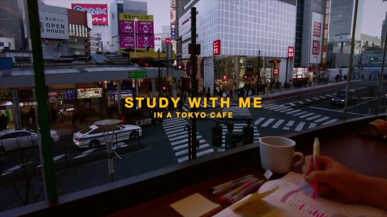 ☕ Study With Me at Tokyo Cafe | Lofi beats to study - Day 60