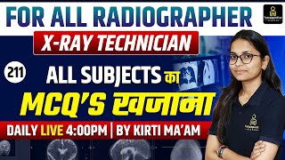 Radiographer & X-Ray Technician Exam Most Important Questions Classes | #211 #DRT #BRT #radiographer