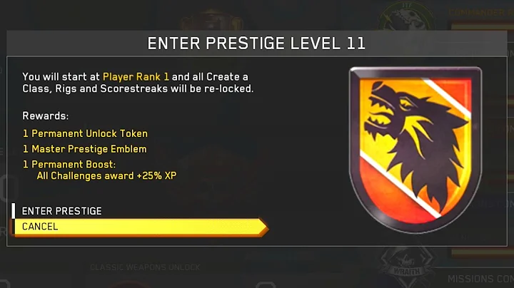 Infinite Warfare: 11-30th Prestige (WHAT HAPPENS??)