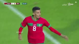 إنيستا المغرب إبداعات اوناحي أمام البرازيل✍🏼👈🏼 Ounahi vs Brazil