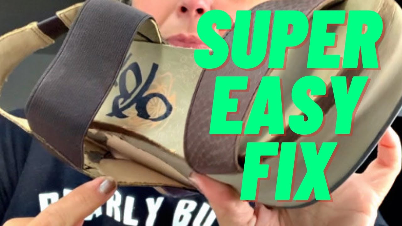 HOW TO EASILY FIX DAMAGED LEATHER SHOES ONLY USING ONE PRODUCT FOR