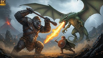 King Kong and the Hobbit vs the Dragon 2025 1h