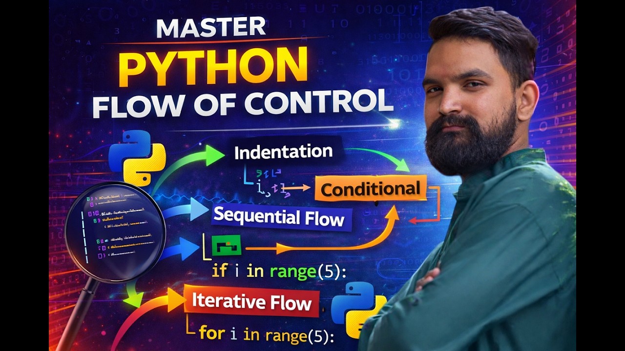 π₯ Flow of Control in Python Full Chapter | Sequential, Conditional ...