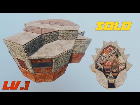 วิธีเล่น rust  2022  Rust | EP.6 Solo Base สอนสร้างบ้านสายลุยเดี่ยว  (1 fo 3)