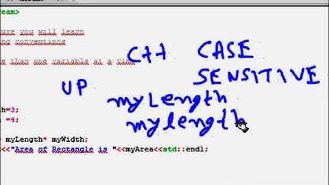C++ Programming Tutorial  Variable Naming Convention and Keywords Lec 6 c++