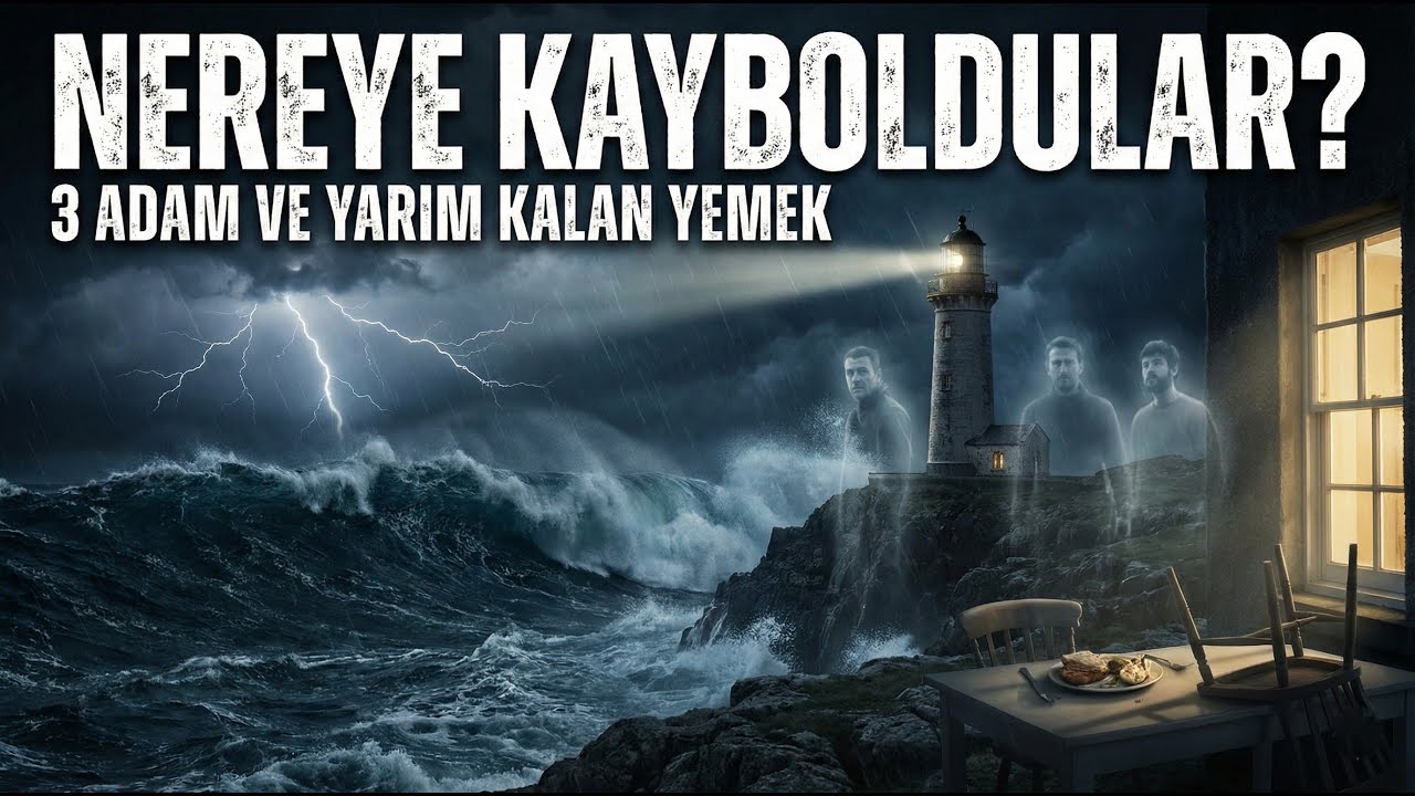 NEREYE KAYBOLDULAR? | 3 Adam ve Yarım Kalan Yemek (Flannan Adası Gizemi)