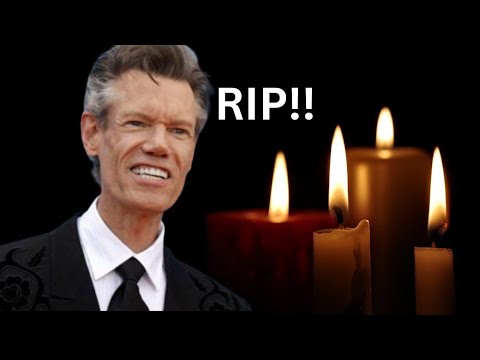RIP! ''Randy Travis'' (1959-2024). The Singer will forever remain in