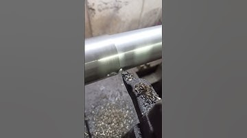 lathe Machine work 💪 shaft turning work #lathemachine #automobile #automobile