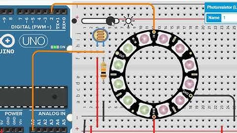 NeoPixel Ring with LDR