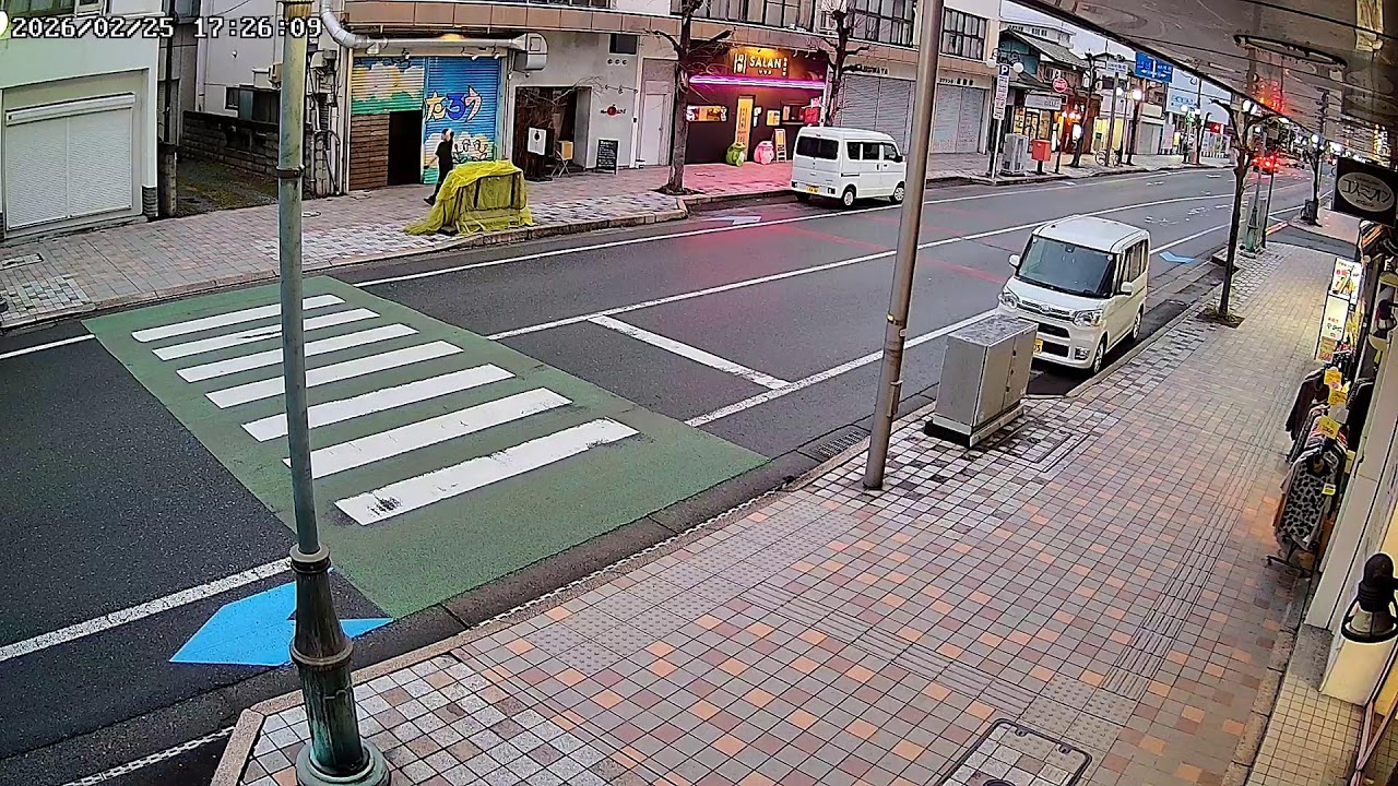 山形県山形市香澄町すずらん街ライブカメラ Yamagata Yamagatashi Live camera.world.cam