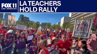 Unionized LA teachers announce Apr. 14 strike date | FOX 11 LA