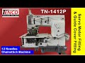 TN-1412 - Kansai Type Tenco Multineedles Chainstitch machine me servo motor kaise fit karen