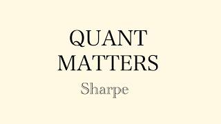 Quant Matter Sharpe