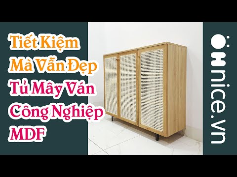 Video Tủ Giày Lưới Mây Ván Công Nghiệp MDF Ohnice Decor - youtube