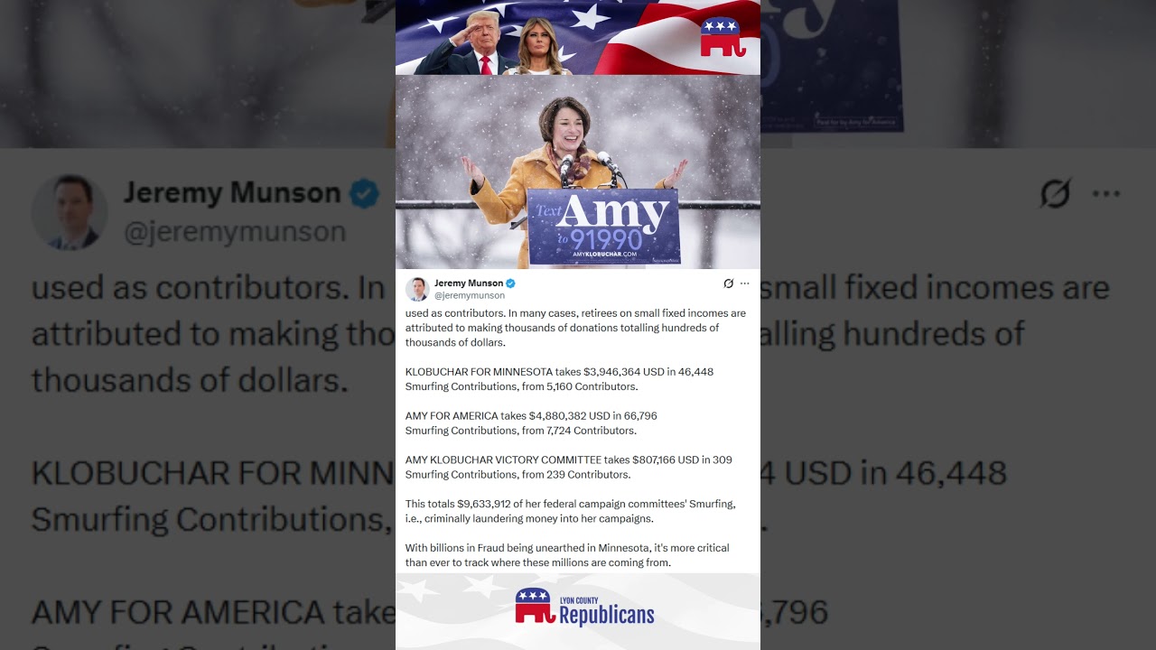 Is Amy Smurfing Campaign Funds to get Around Contribution Limits?