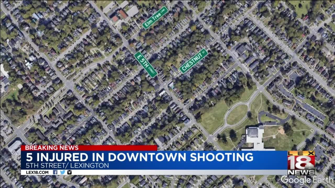 5 injured in downtown shooting YouTube