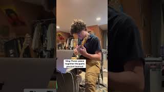 How I Stay Learning as a Self Taught Guitarist #shorts