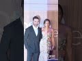 Jennifer Lopez and Brett Goldstein pose at the "Office Romance" premiere in New York. (🎥: @JPASC24)