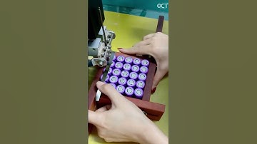 18650 cell welding assembly#battery #batterypack #factory #power #powertools #lithiumbattery #18650