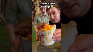 $200 ICE CREAM CHALLENGE 😮 #foodchallenge #rockpaperscissors