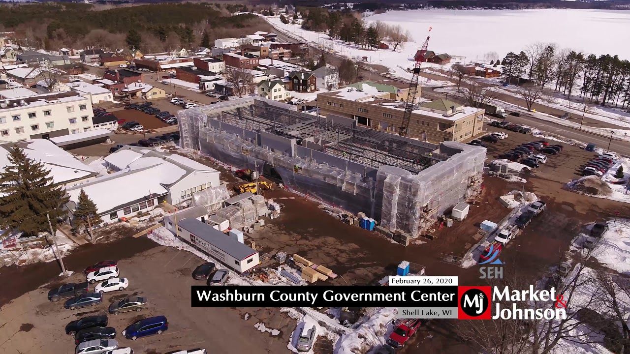 Washburn County Government Center Aerial 2.26.20 YouTube