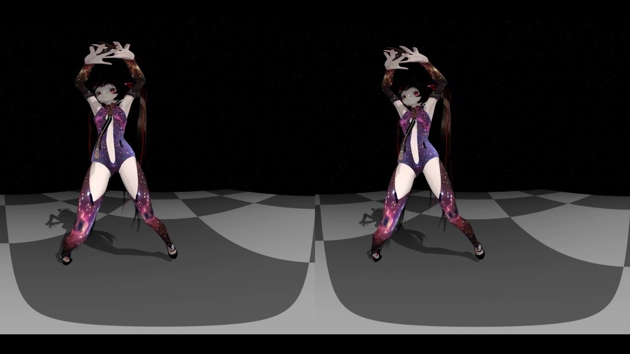 MMD 3D VR 180 degrees - first try