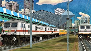 82901 Mumbai Central - Ahmedabad IRCTC Tejas Express PART 1  # || MSTS || || OPEN RAILS ||