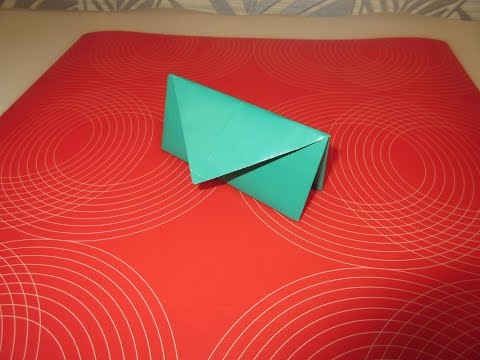 Как сделать бумажный кошелек оригами!