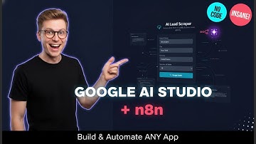 This Google AI Studio + n8n hack is INSANE! Build & Automate Any App (Tutorial)