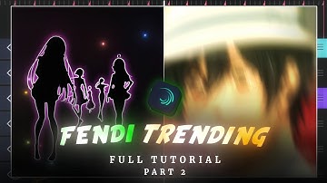How To Edit Trend “Fendi” On Alight Motion Part 2 | Fendi 2 Edit (+Preset)
