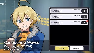 Conquering Waves CW Stage III event fight Leon Mavis Daimon - Epic Conquest X #epicconquestx #game 