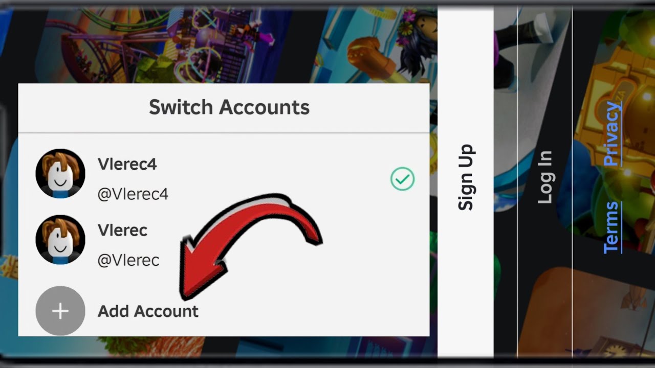 Como criar uma segunda conta Roblox passo a passo ll Adicionar outra ...