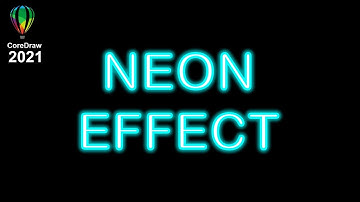 How to create Neon Effect In CorelDraw 2021