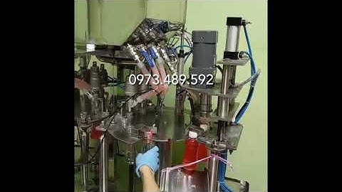 Máy chiết và đóng nắp chai quy mô nhỏ