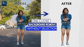Photo Background Remove In One click In Photoshop || फोटो का Background Remove kareएक क्लिक से 🔥