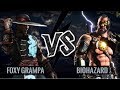 THE MKX HYPE TRAIN IS ROLLING! Foxy (Kung Lao) vs Biohazard (Kano)