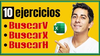 Función BuscarV, BuscarX y buscarH (10 Ejercicios para practicar y DESCARGAR) 🥇