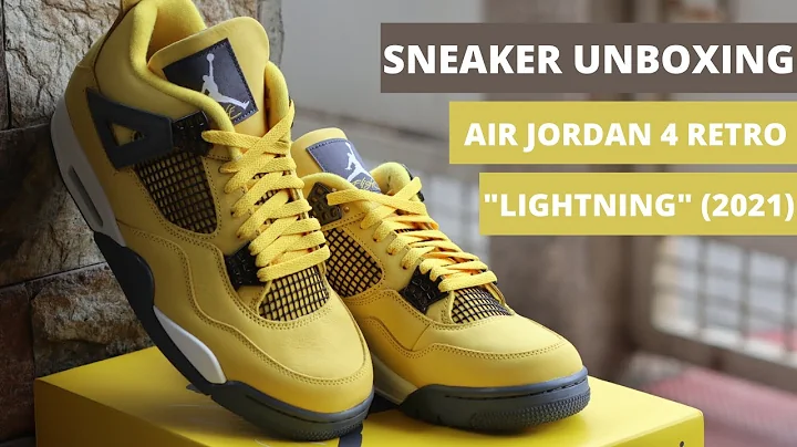 Sneaker Unboxing: Air Jordan 4 Retro "Lightning" (2021)