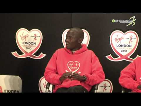 2010 Virgin London Marathon - Leading Kenyan Men