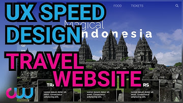 UX Travel Website - Speed Design Time Lapse - Figma