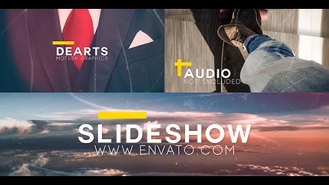 Dynamic Slideshow (After Effects template)