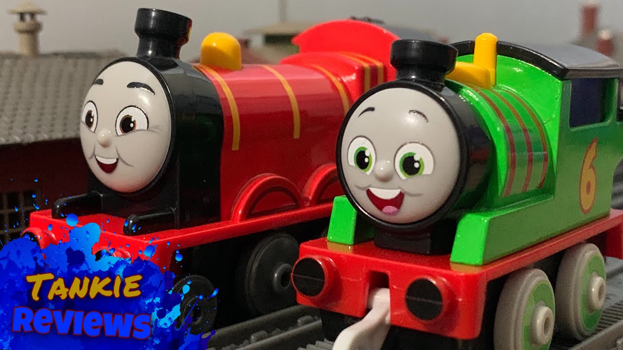 Tankie Reviews AEG PushAlong Percy and James (Double Review) YouTube