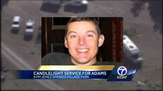 Vigil held to remember fallen firefighter