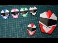 リュウソウレッドのおりかた 折り紙 騎士竜戦隊リュウソウジャー 一ノ瀬颯 Origami Kishiryu Sentai Ryuusouger