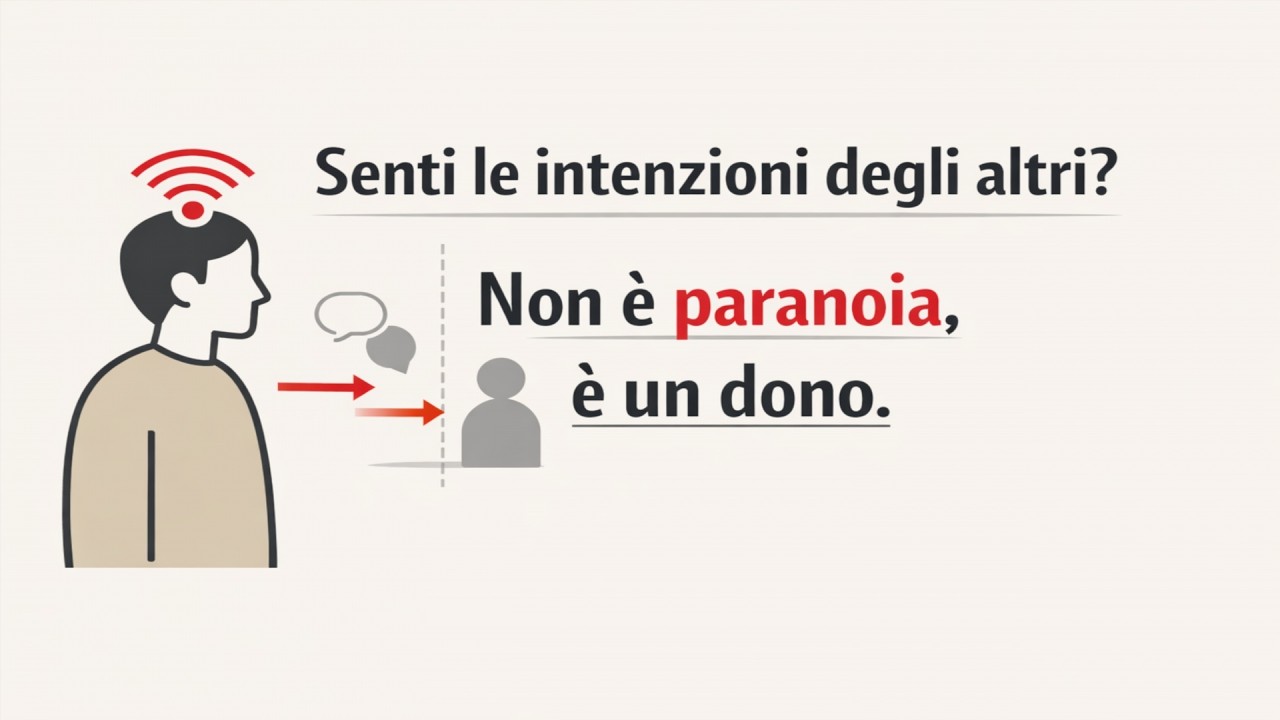 Senti le intenzioni degli altri? Non è paranoia, è un dono.