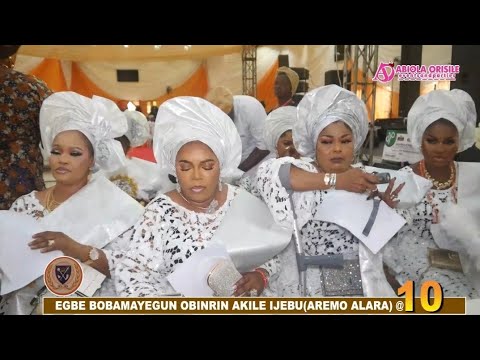 Egbe Bobamayegun Obinrin Aremo Alara Akile Ijebu marks their 10th Anniversary in grand style.