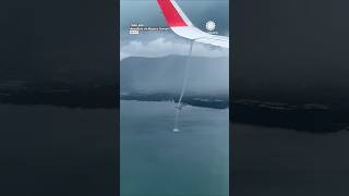 Waterspout Seen From Airplane