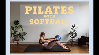 FULL PILATES CLASS WITH SOFTBALL | TOTAL BODY TRAINING | Warm up & Cool down included (20 min) screenshot 5