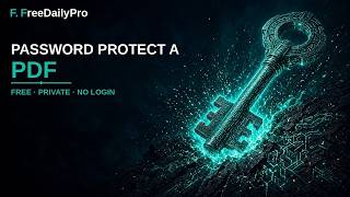 How to Password Protect a PDF Free Online – Encrypt PDF