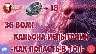 36 ВОЛН КАНЬОНА ИСПЫТАНИЙ + ИНФА О ВОЛНАХ / КАК ПОПАСТЬ В ТОПРЕЙТИНГ КАНЬОНА / WESTLAND SURVIVAL